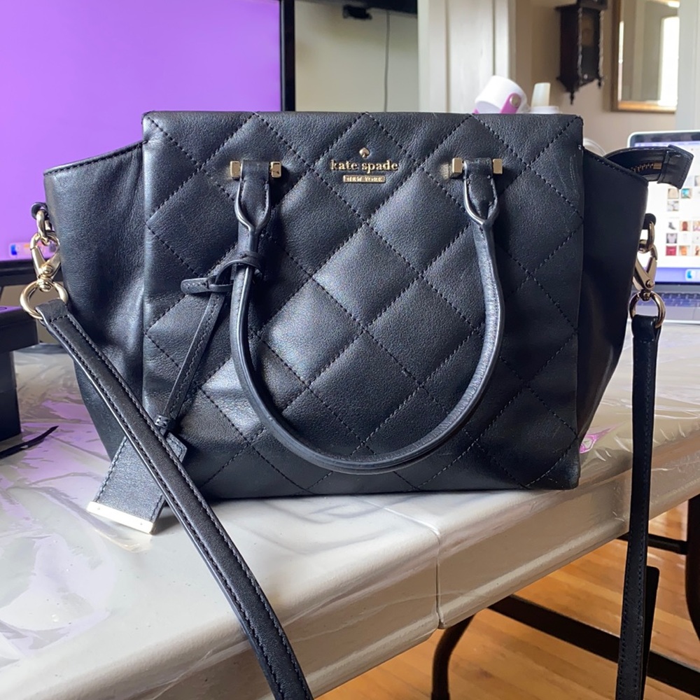 KATE SPADE black purse used gently - Picture 1 of 11